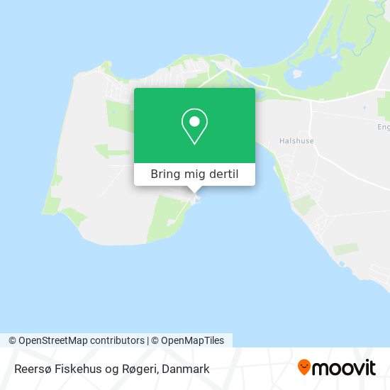 Reersø Fiskehus og Røgeri kort