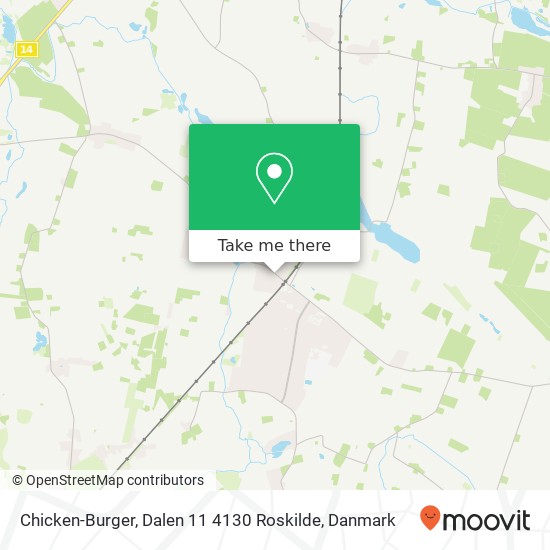 Chicken-Burger, Dalen 11 4130 Roskilde kort