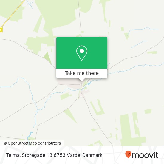 Telma, Storegade 13 6753 Varde kort