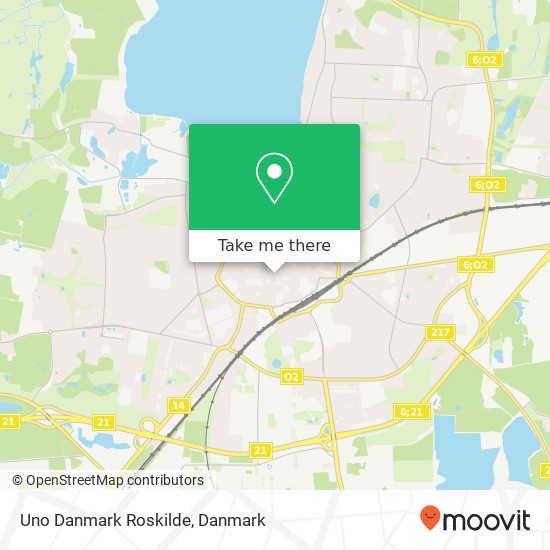 Uno Danmark Roskilde, Allehelgensgade 3 4000 Roskilde kort