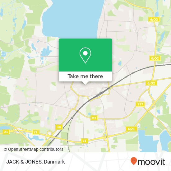 JACK & JONES, Skomagergade 6 4000 Roskilde kort