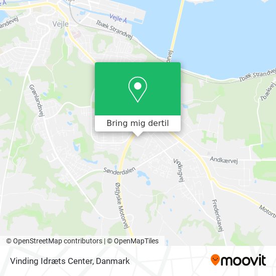 Vinding Idræts Center kort