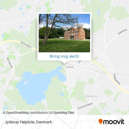 Jyderup Højslole kort