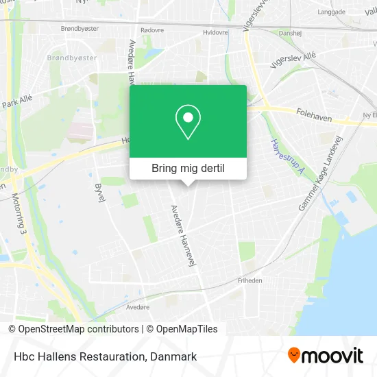 Hbc Hallens Restauration kort