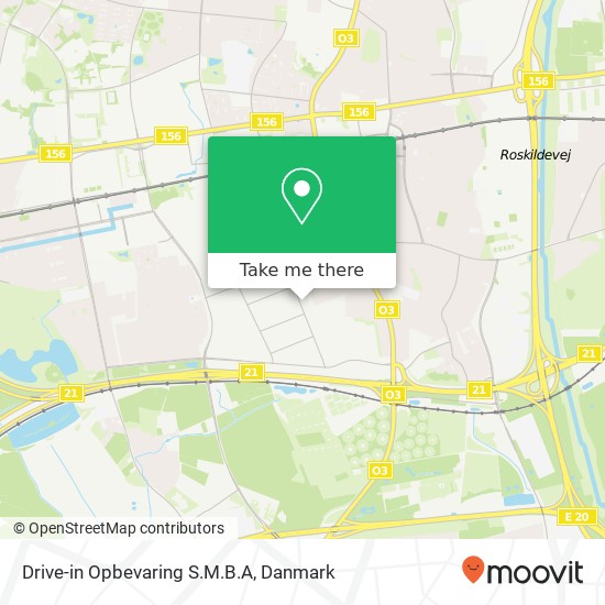 Drive-in Opbevaring S.M.B.A kort