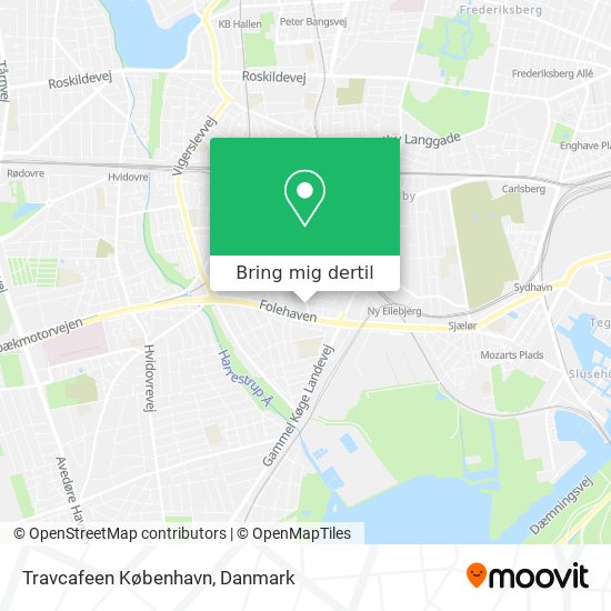 Travcafeen København kort