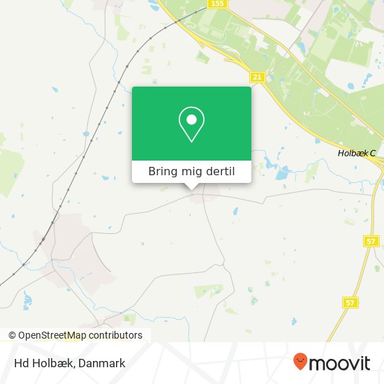 Hd Holbæk kort