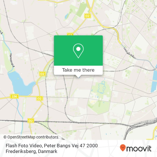 Flash Foto Video, Peter Bangs Vej 47 2000 Frederiksberg kort