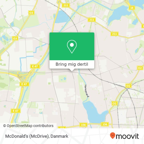 McDonald's (McDrive), Jyllingevej 166 2610 Rødovre kort
