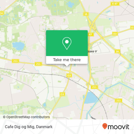 Cafe Dig og Mig, Herlev Torv 22 2730 Herlev kort