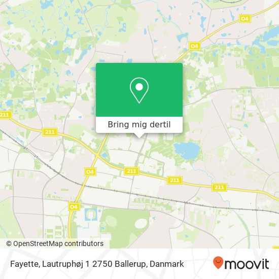 Fayette, Lautruphøj 1 2750 Ballerup kort