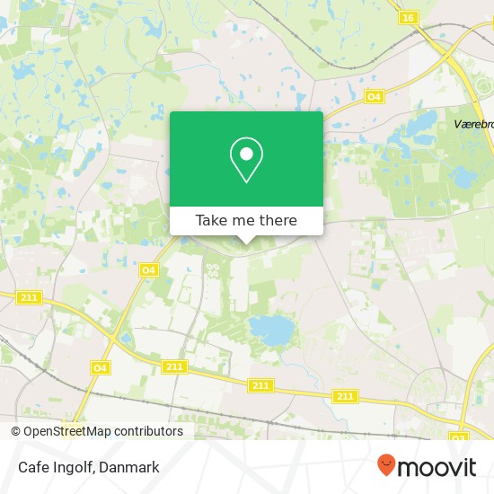 Cafe Ingolf, Syvendehusvej 111 2730 Herlev kort