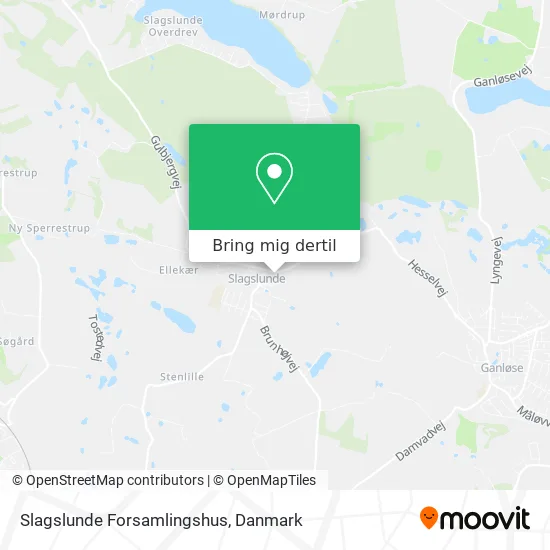 Slagslunde Forsamlingshus kort