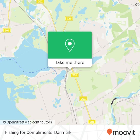 Fishing for Compliments, Holte Stationsvej 10 2840 Holte kort