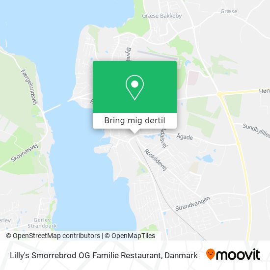 Lilly's Smorrebrod OG Familie Restaurant kort