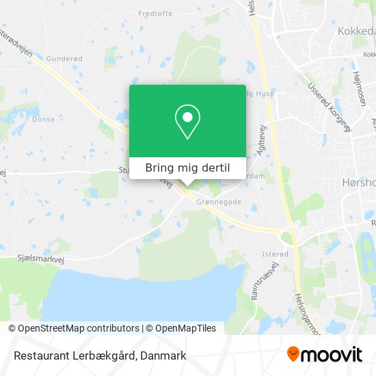 Restaurant Lerbækgård kort