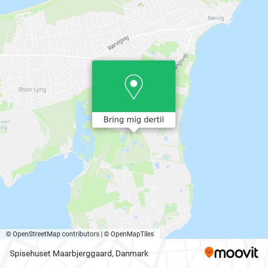 Spisehuset Maarbjerggaard kort