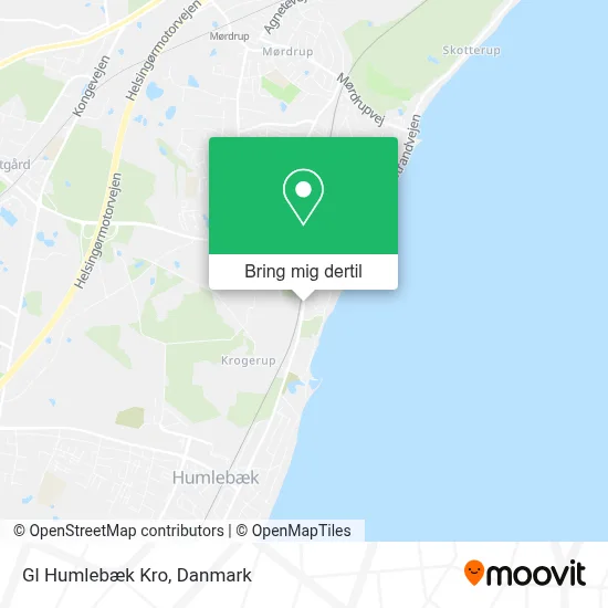 Gl Humlebæk Kro kort