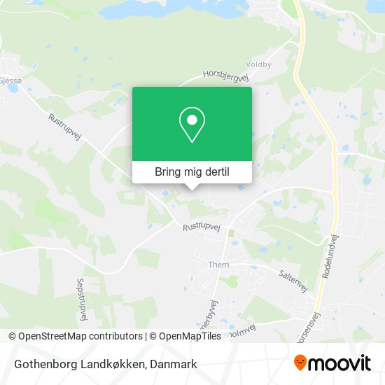 Gothenborg Landkøkken kort