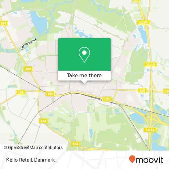 Kello Retail, Torvet 3 7400 Herning kort