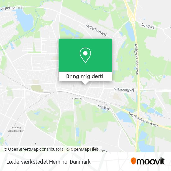 Læderværkstedet Herning kort