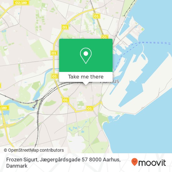 Frozen Sigurt, Jægergårdsgade 57 8000 Aarhus kort