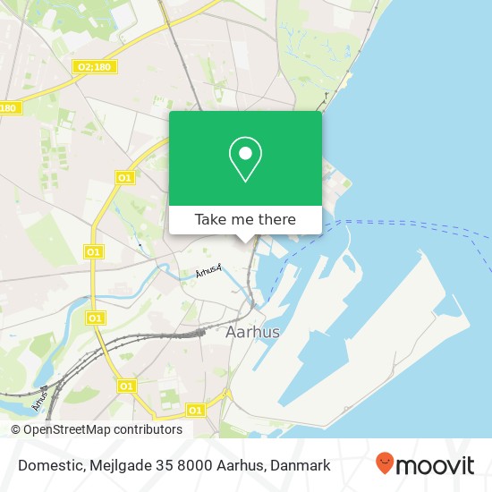 Domestic, Mejlgade 35 8000 Aarhus kort