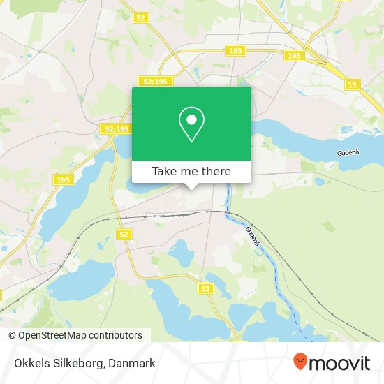 Okkels Silkeborg, Nygade 26 8600 Silkeborg kort