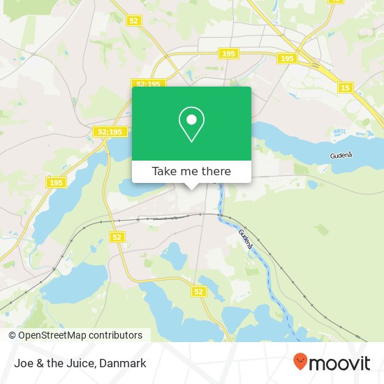 Joe & the Juice, Nygade 14 8600 Silkeborg kort
