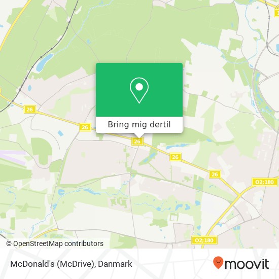 McDonald's (McDrive), Havkærvej 116 8381 Aarhus kort