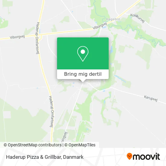 Haderup Pizza & Grillbar kort