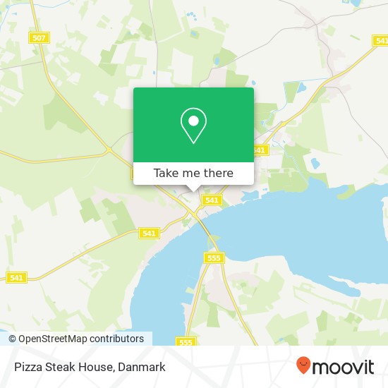 Pizza Steak House, Storegade 49 9560 Mariagerfjord kort