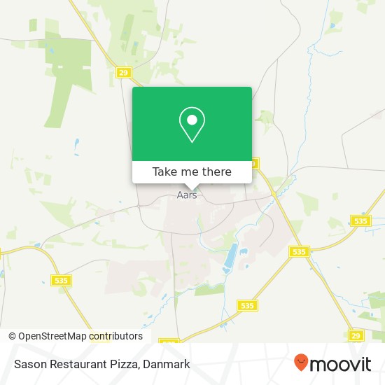 Sason Restaurant Pizza, Bymidten 9 9600 Vesthimmerlands kort