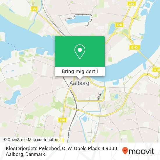 Klosterjordets Pølsebod, C. W. Obels Plads 4 9000 Aalborg kort