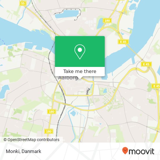 Monki, Nytorv 27 9000 Aalborg kort