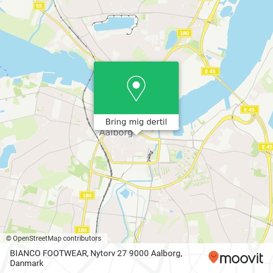 BIANCO FOOTWEAR, Nytorv 27 9000 Aalborg kort