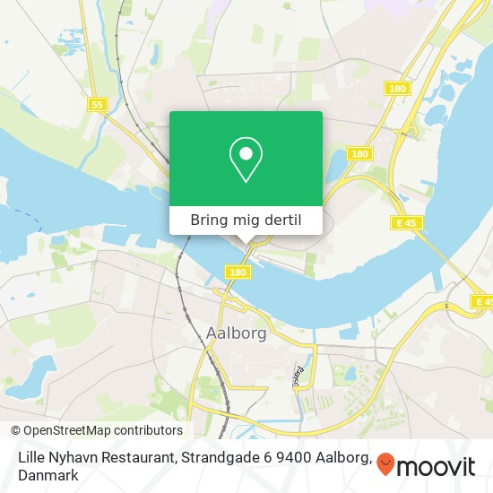 Lille Nyhavn Restaurant, Strandgade 6 9400 Aalborg kort