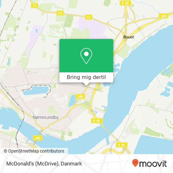 McDonald's (McDrive), Forbindelsesvejen 150 9400 Aalborg kort