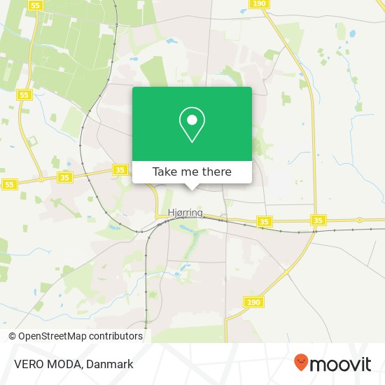 VERO MODA, Østergade 2 9800 Hjørring kort