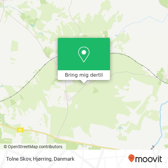 Tolne Skov, Hjørring kort