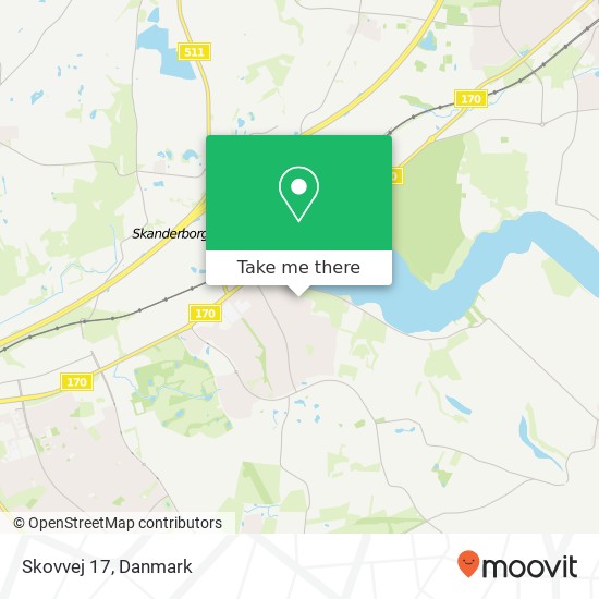 Skovvej 17 kort