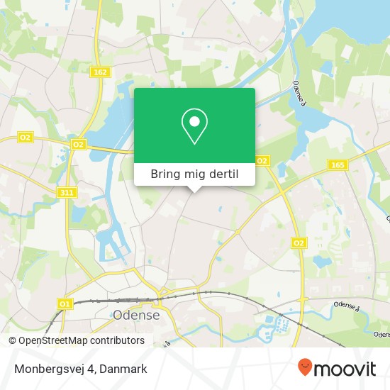 Monbergsvej 4 kort