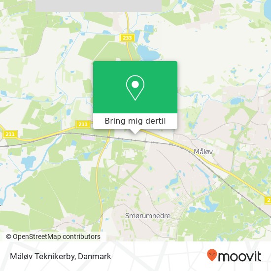 Måløv Teknikerby kort