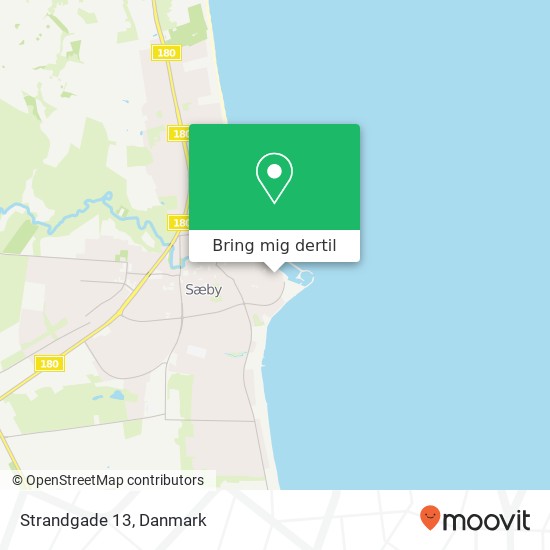 Strandgade 13 kort