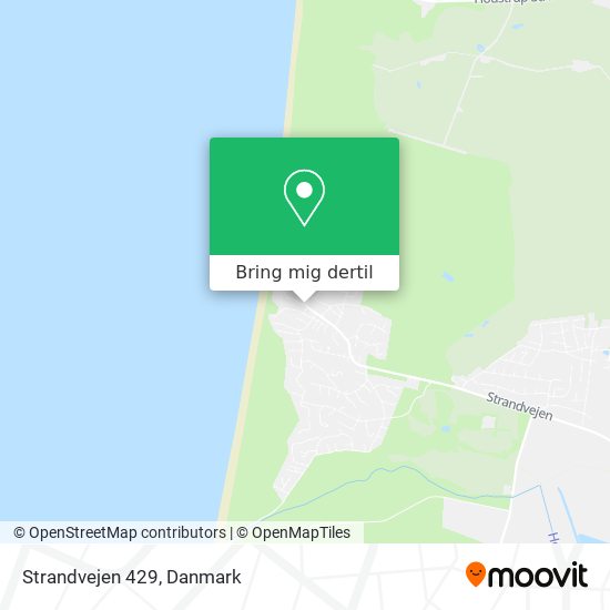 Strandvejen 429 kort