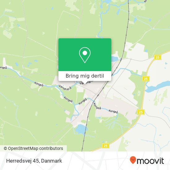 Herredsvej 45 kort