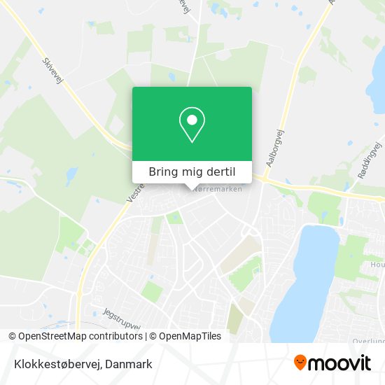 Klokkestøbervej kort