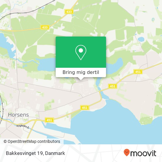 Bakkesvinget 19 kort