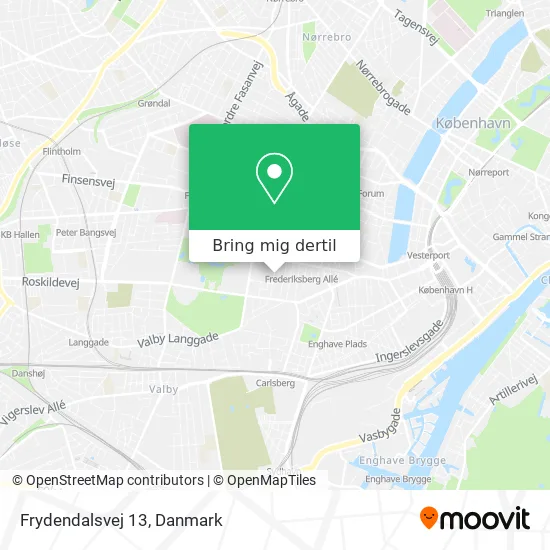 Frydendalsvej 13 kort