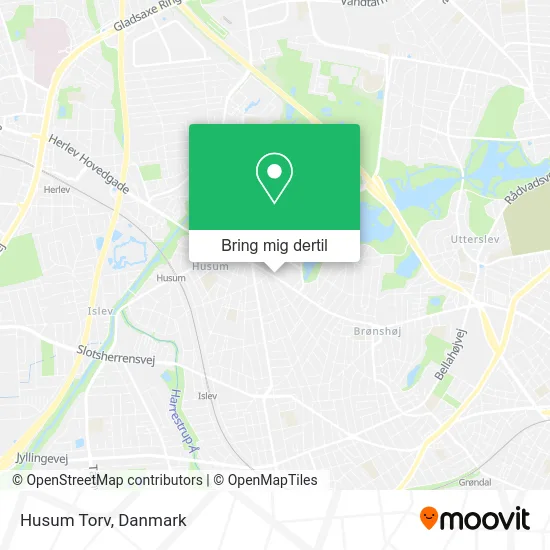 Husum Torv kort
